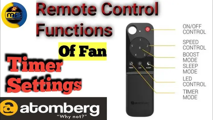 Atomberg Fan Remote Reset