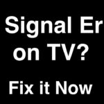 Avtex Tv Troubleshooting No Signal