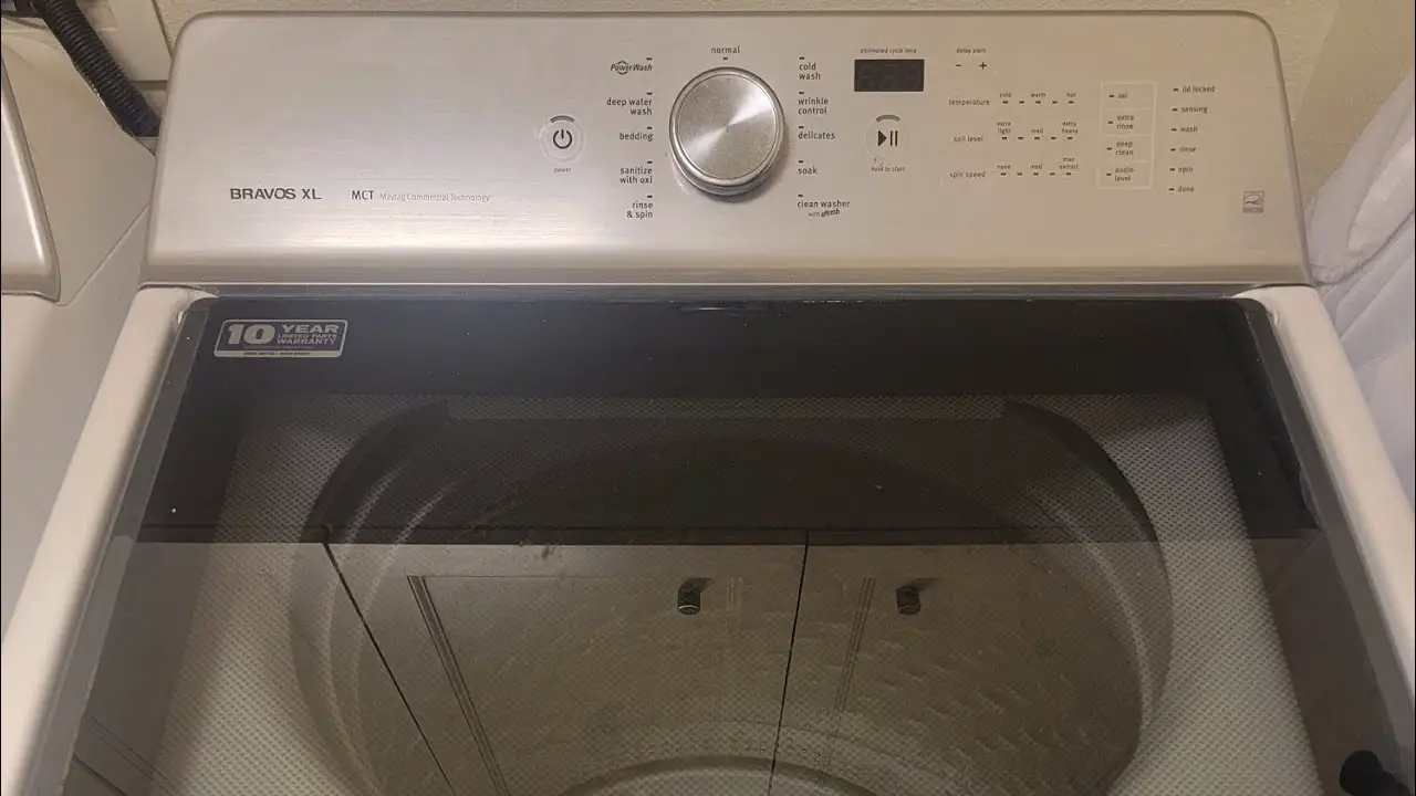 Bravos X Washer Not Spinning