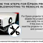 Epson Projector Troubleshooting Guide