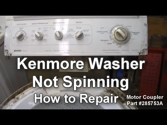 Kenmore 110 Washer Not Spinning