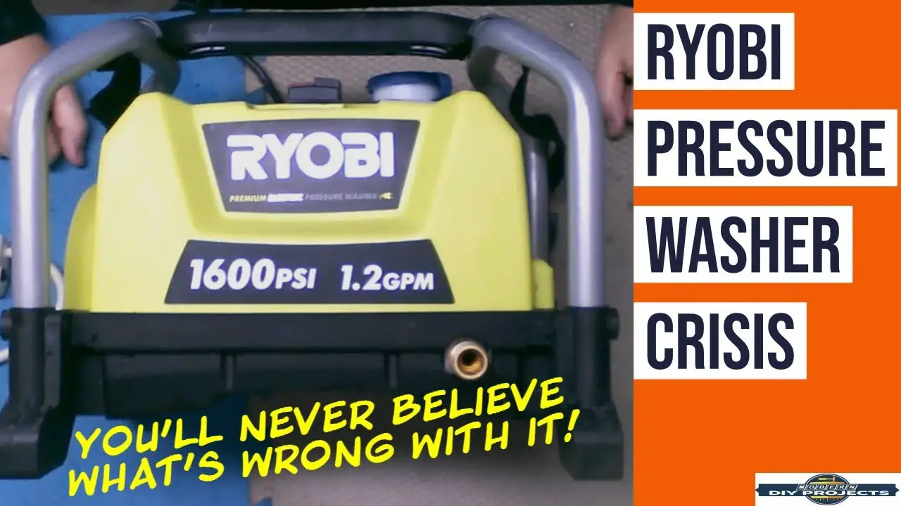 Ryobi Pressure Washer Not Working