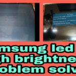 Samsung Tv Brightness Problem