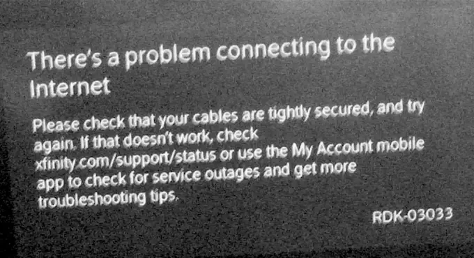 Xfinity Tv Troubleshooting No Signal