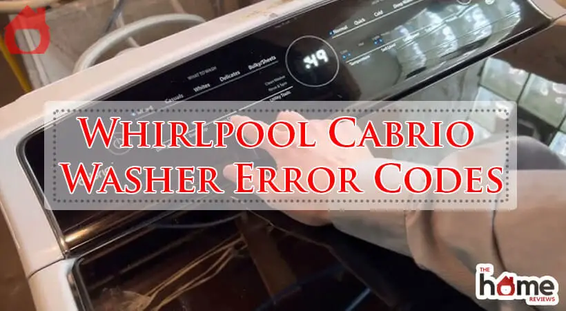 Whirlpool Cabrio Washer Error Codes-Fi