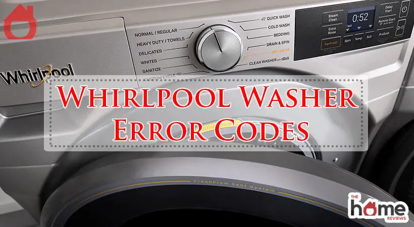 Whirlpool Washer Error Codes-Fi