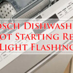 Bosch Dishwasher Not Starting Red Light Flashing-Fi