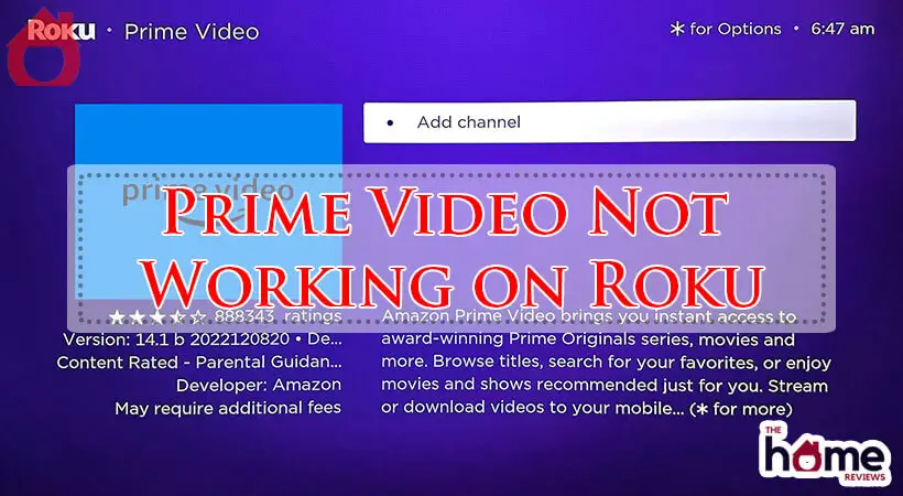 Prime Video Not Working on Roku-Fi