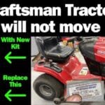 Craftsman Lawn Tractor Won'T Go Forward Or Reverse