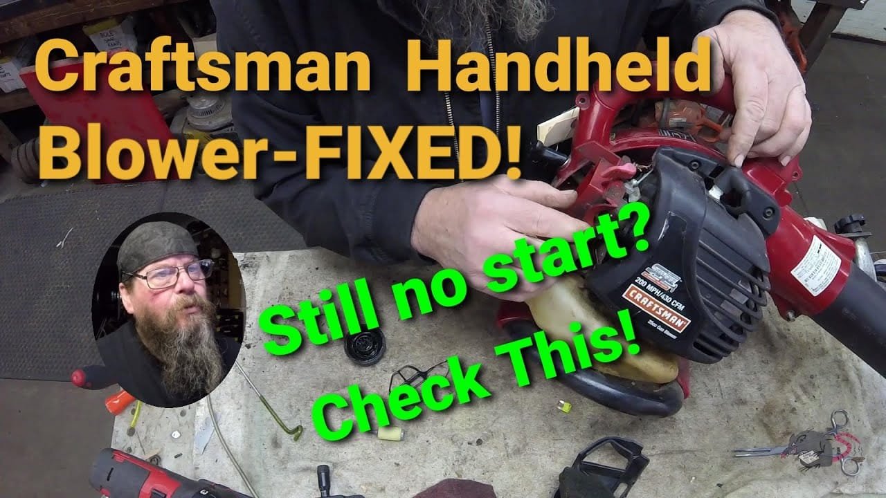 Craftsman Leaf Blower Won'T Start