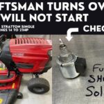 Craftsman Riding Mower Turns Over But Won'T Start