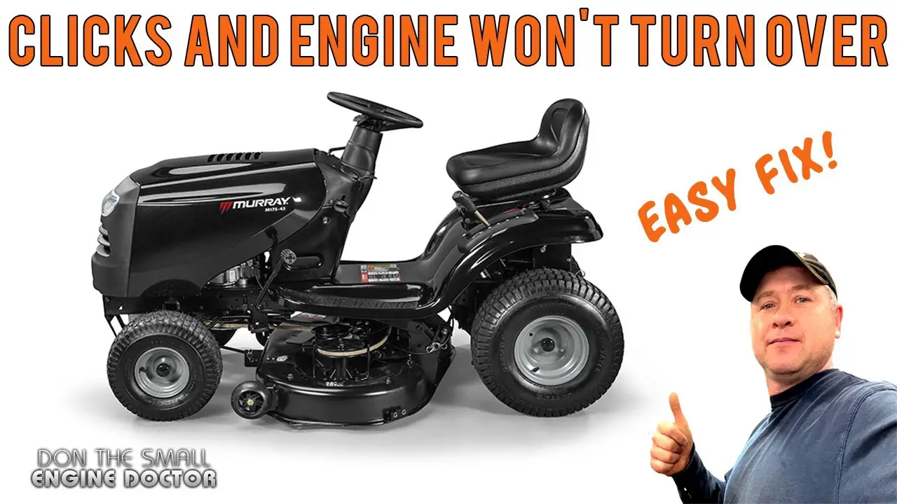 Craftsman Riding Mower Won'T Start And Just Clicks