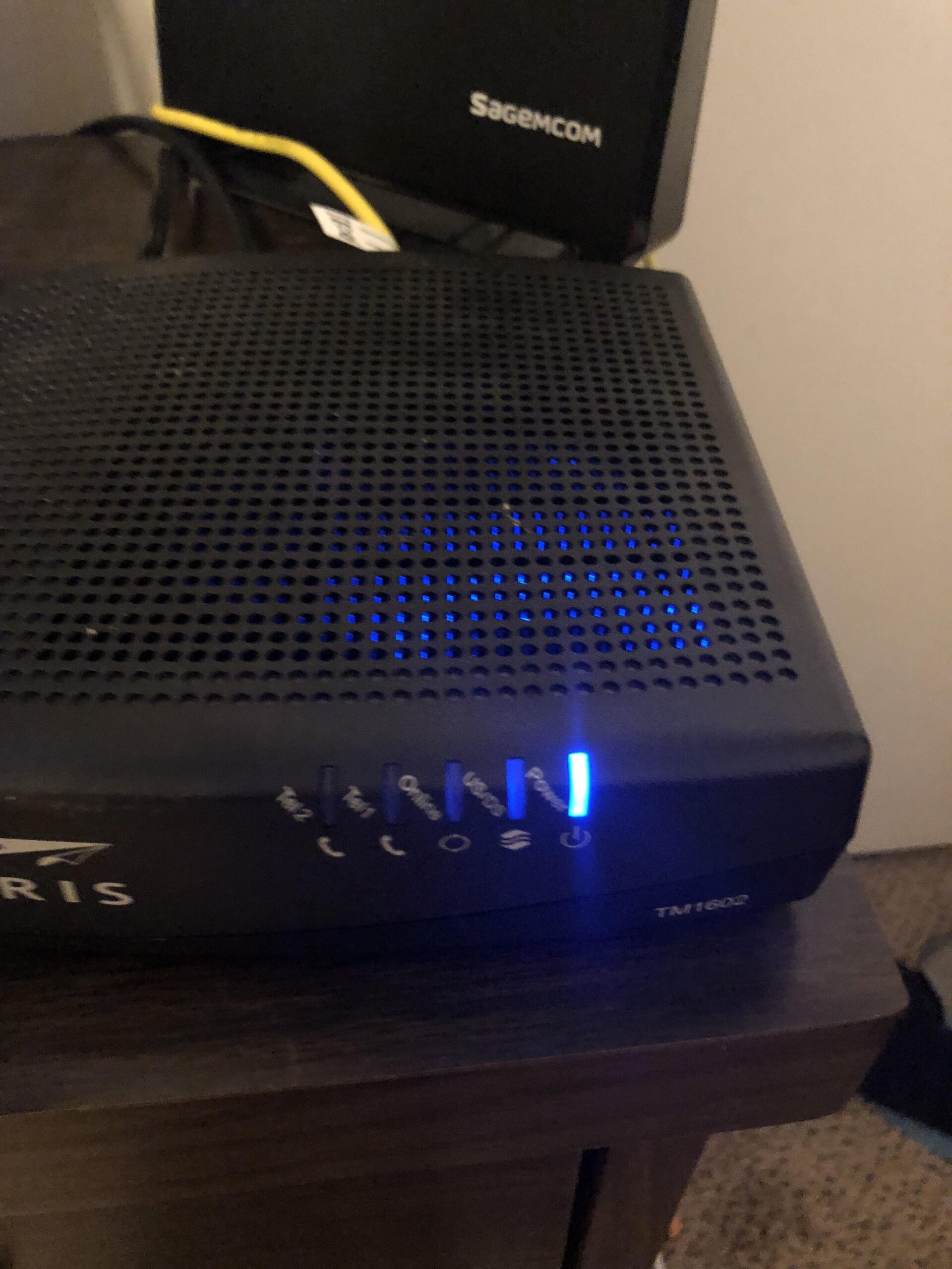 Ds Light Blinking on Arris Modem