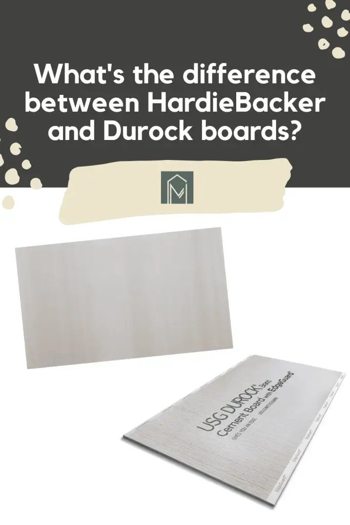 Durock Vs Hardibacker