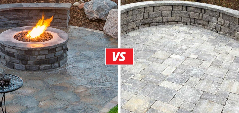 Flagstone Vs Pavers