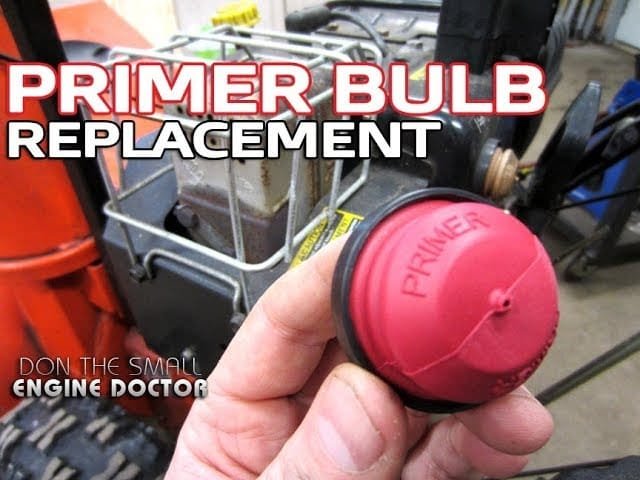 Gas Leaking from a Primer Bulb on a Snowblower: Fix Fast