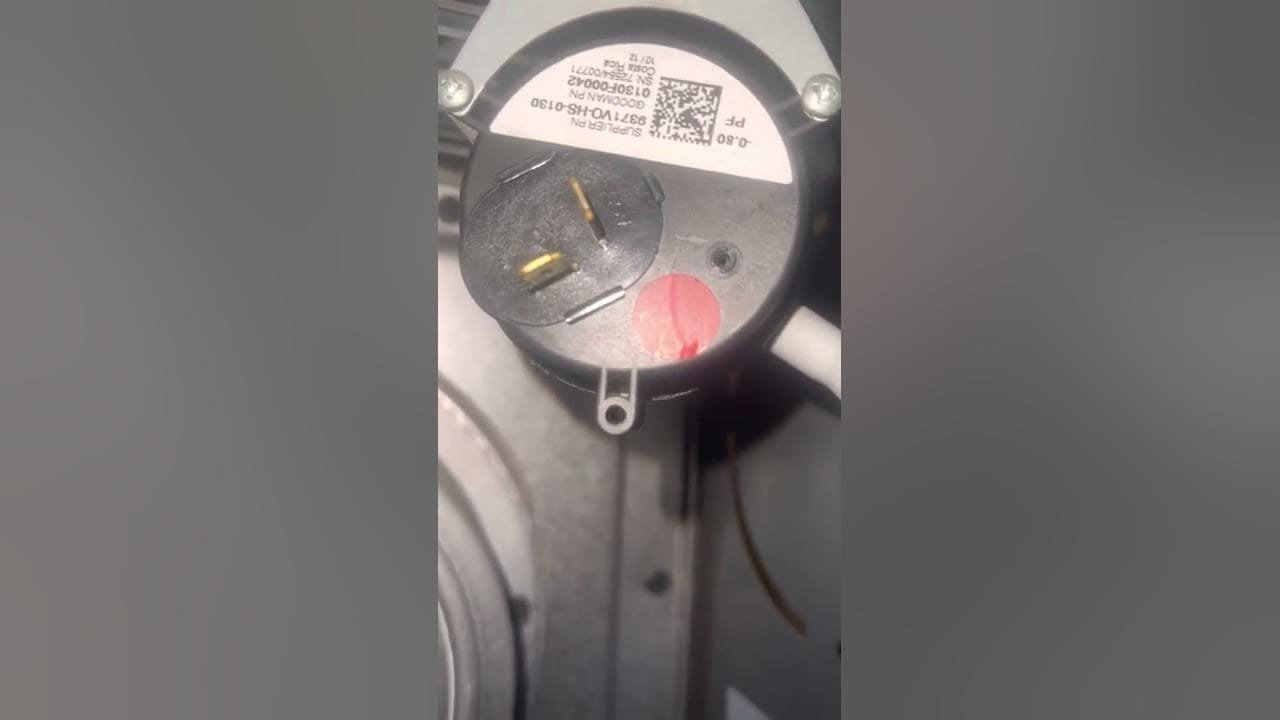 Goodman Furnace Pressure Switch Stuck Open