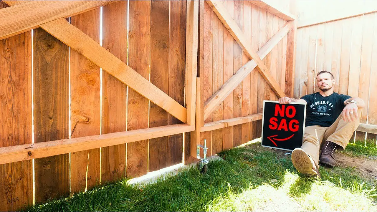 How to Build a Fence Gate That Won'T Sag