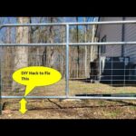 How to Fix a Gap under a Fence Gate