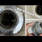 How to Remove a Tub Drain With Broken Crosshairs