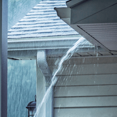 How to Stop Heavy Rainwater from Overshooting the Gutter