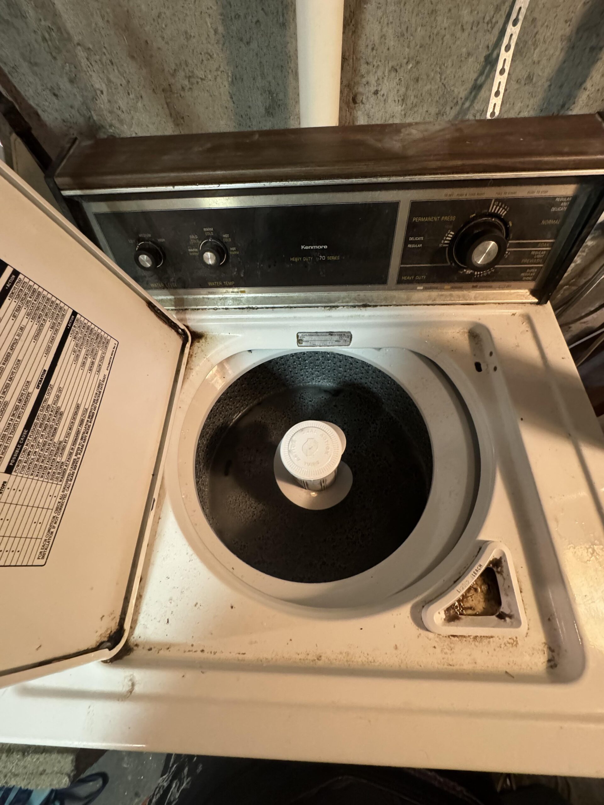 Kenmore Series 70 Washer Won'T Drain