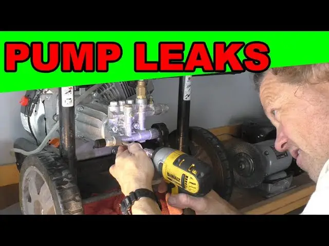 Pressure Washer Leaking from Pump