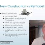 Remodel Vs New Construction Recessed Lighting