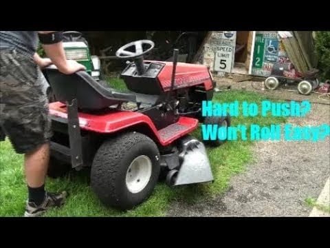 Riding Lawnmower Won'T Move in Neutral