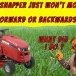 Riding Mower Won'T Move Forward Or Reverse
