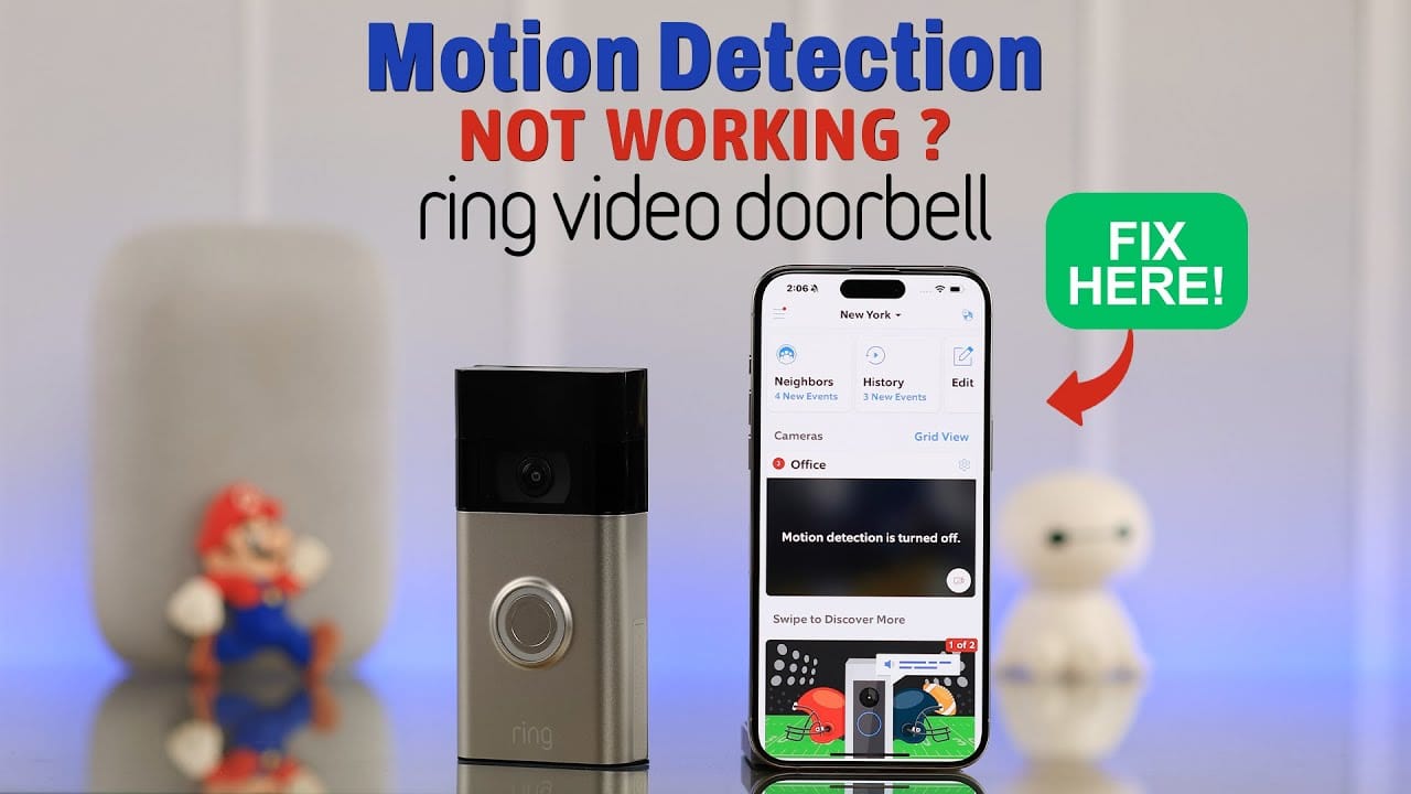 Ring Doorbell 2 Motion Detection Not Working