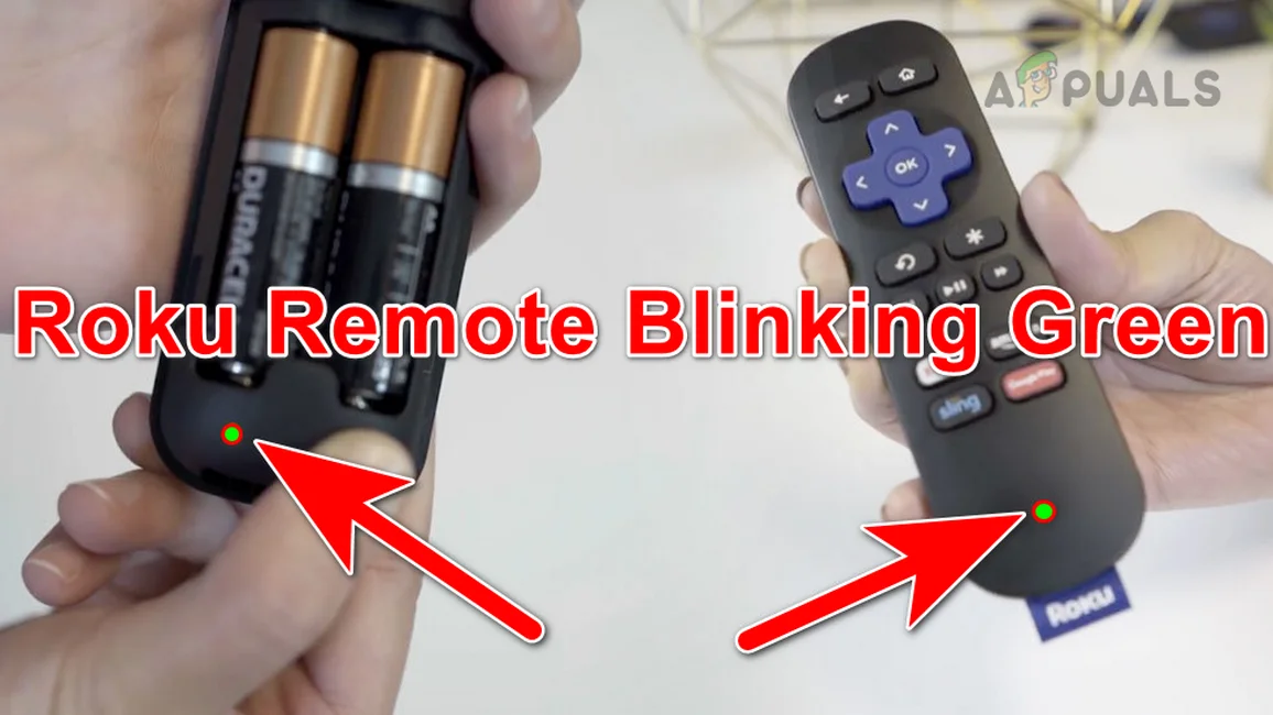 Roku Remote Blinking Green Light
