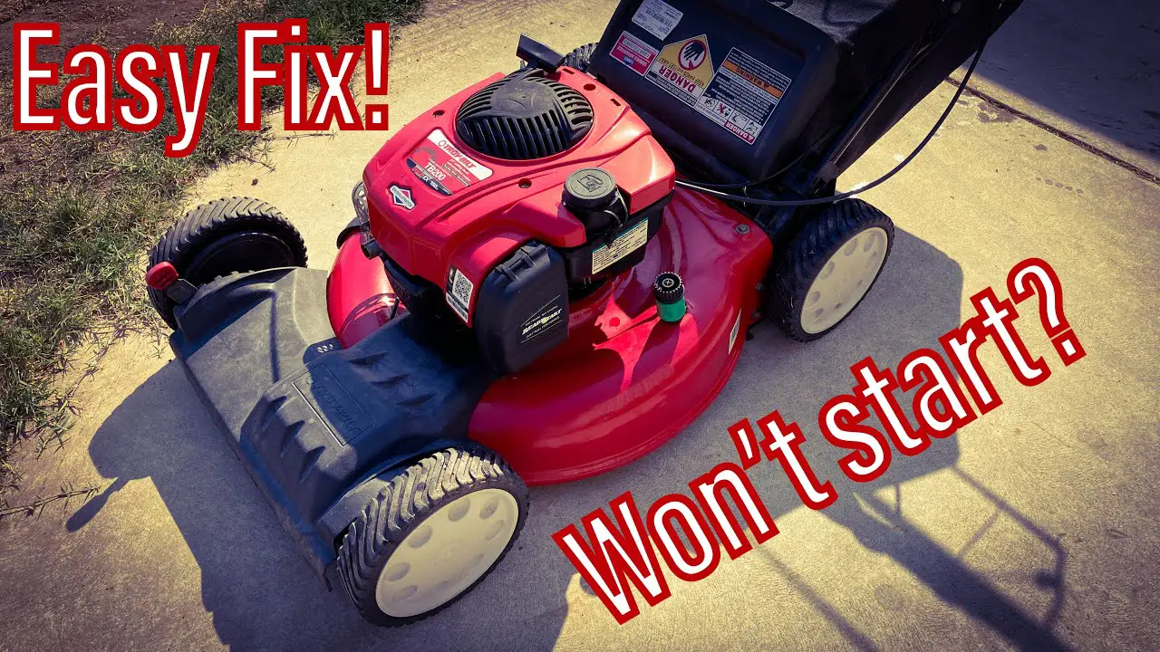 Troy Bilt Tb200 Won'T Start