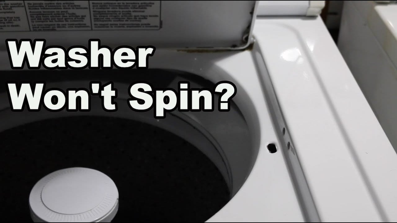 Washing Machine Won'T Spin Or Drain Quick Fix Guide