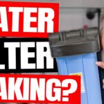 Whole House Water Filter Leaking from the Top