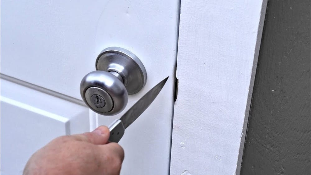 How to Open a Locked Door With a Knife